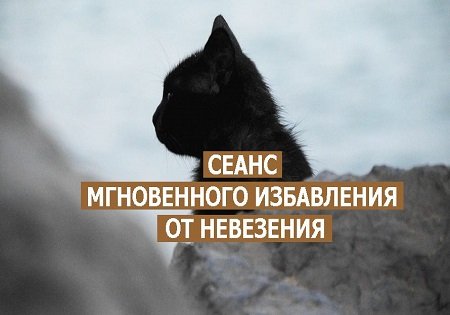 Сеанс мгновенного избавления от невезения Сеанс мгновенного избавления от невезения