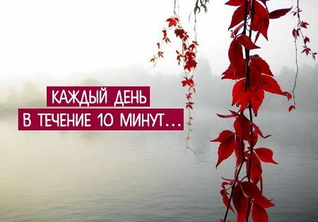 КАЖДЫЙ ДЕНЬ В ТЕЧЕНИЕ 10 МИНУТ...